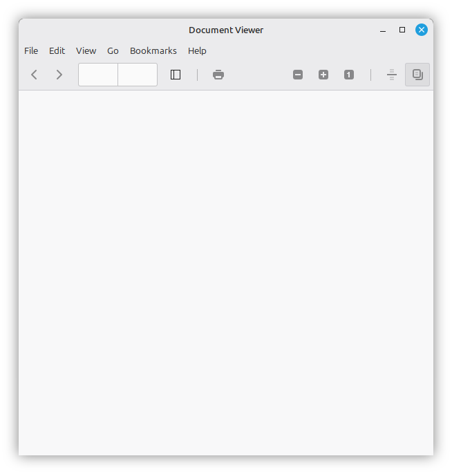 Xreader document viewer ready to open a document