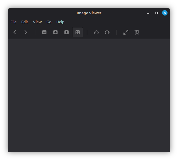 Xviewer image viewer in a dark desktop theme
